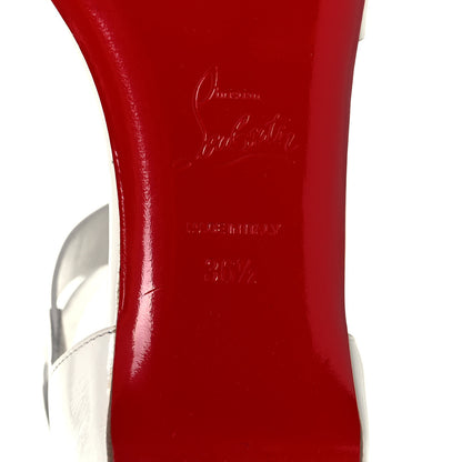 Christian Louboutin Jazz Calf Scubaflat Flat Sandals 36.5 White 6 of 12