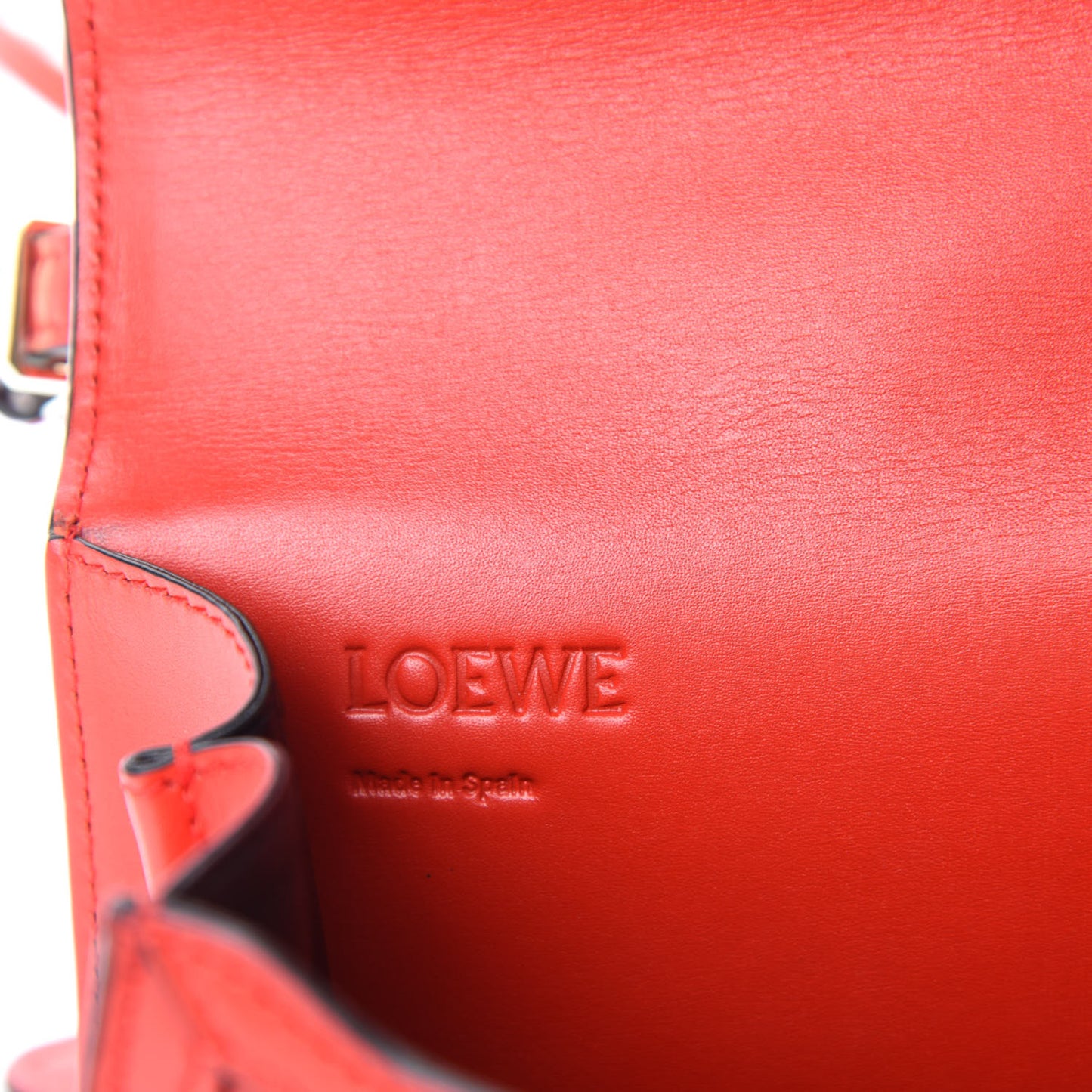 Calfskin Small Barcelona Shoulder Bag Red