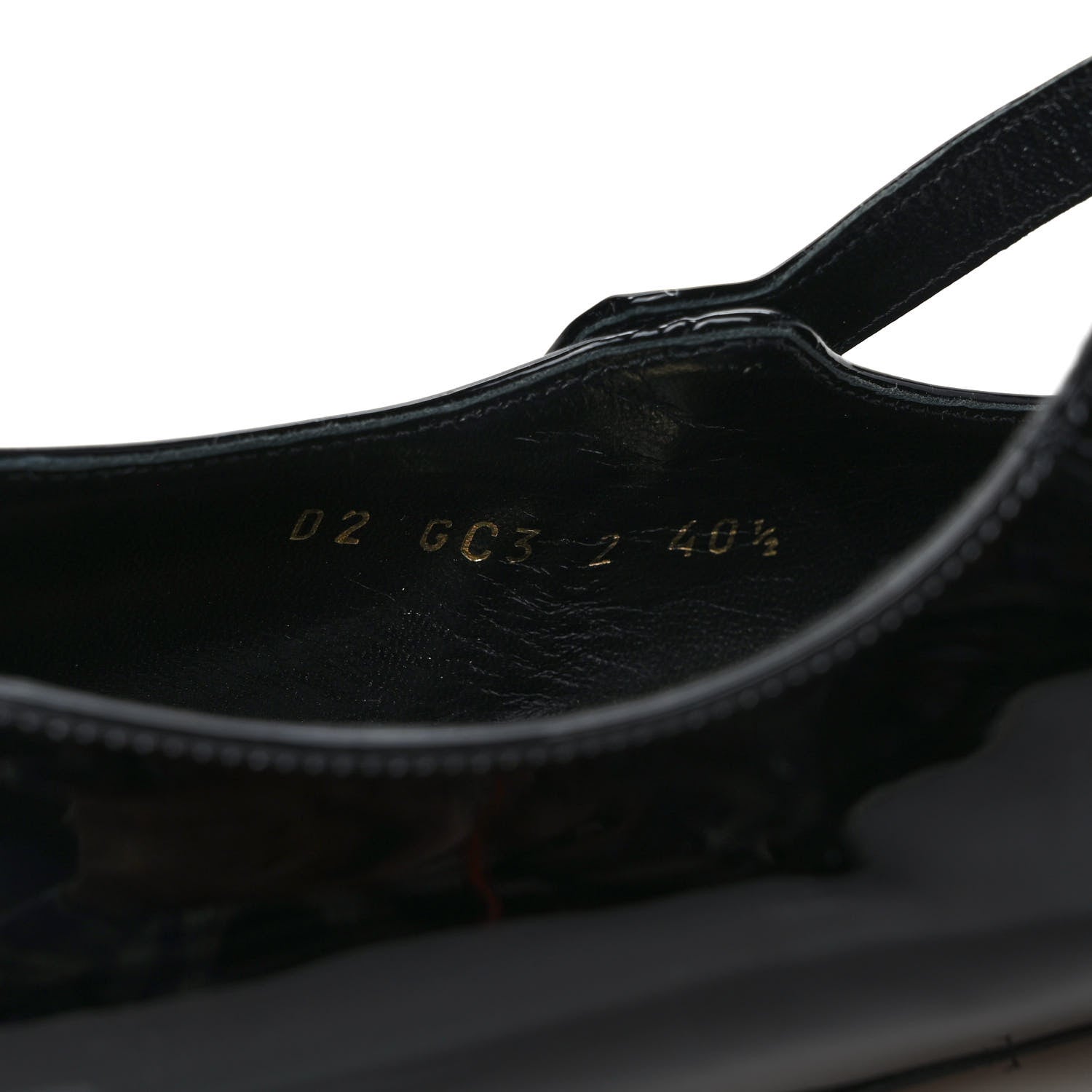 Valentino Garavani Patent Tiptoe Ballerina Flats 40.5 Black 8 of 9