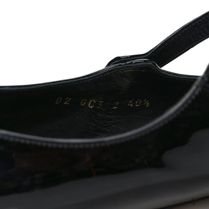 Valentino Garavani Patent Tiptoe Ballerina Flats 40.5 Black 8 of 9