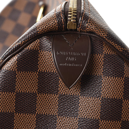 Louis Vuitton Damier Ebene Speedy 35 6 of 9