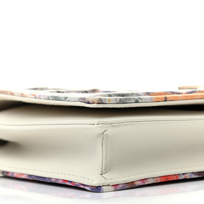 Christian Dior Calfskin KaleiDiorscopic Diorama Wallet On Chain Pouch Latte Multicolor 9 of 10