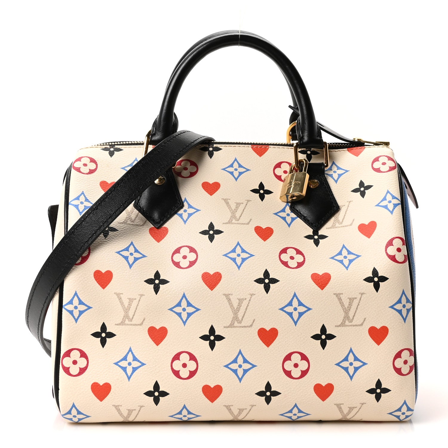 Louis Vuitton Game On Speedy Bandouliere 25 White 1 of 9