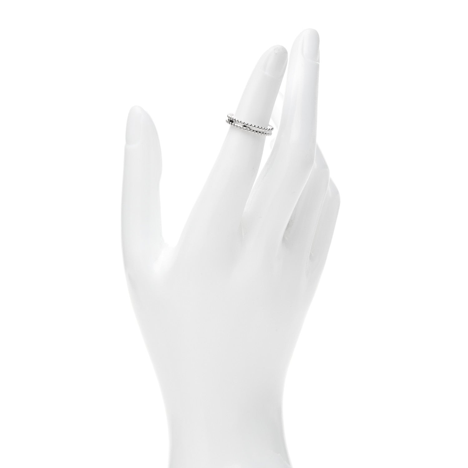 Van Cleef & Arpels Platinum Estelle Wedding Band Ring 46 3.5 2 of 6