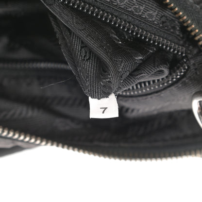 Prada Tessuto Nylon Vitello Hobo Black 7 of 12