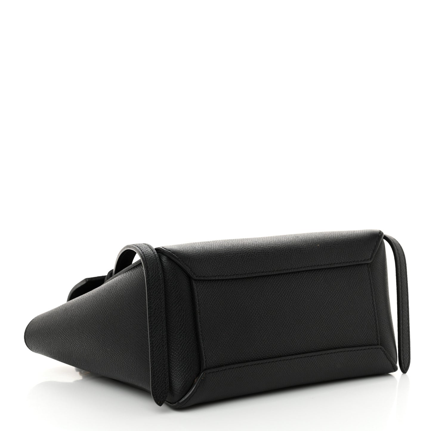 Grained Calfskin Nano Belt Bag Black