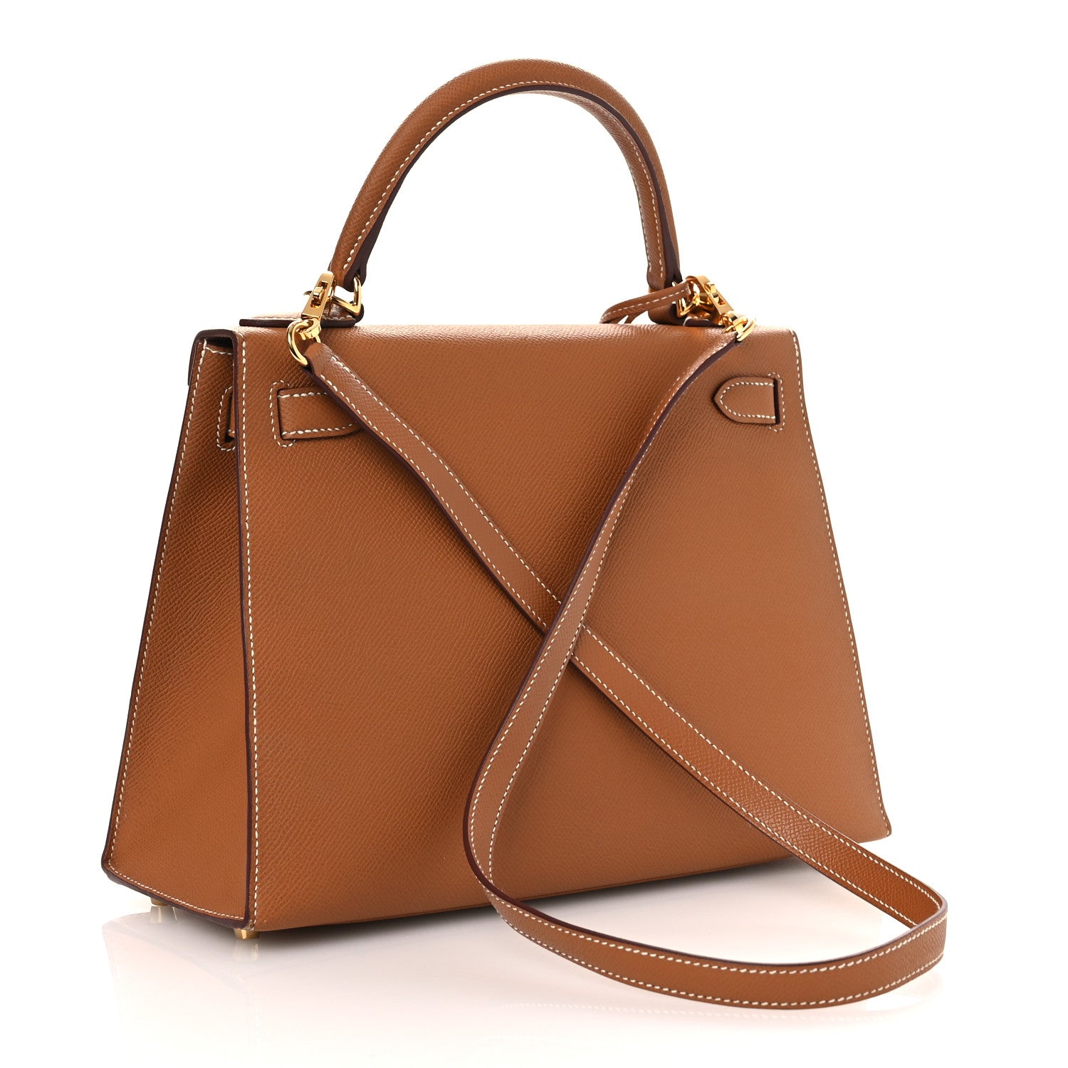 Hermes Epsom Kelly Sellier 28 Gold 3 of 12