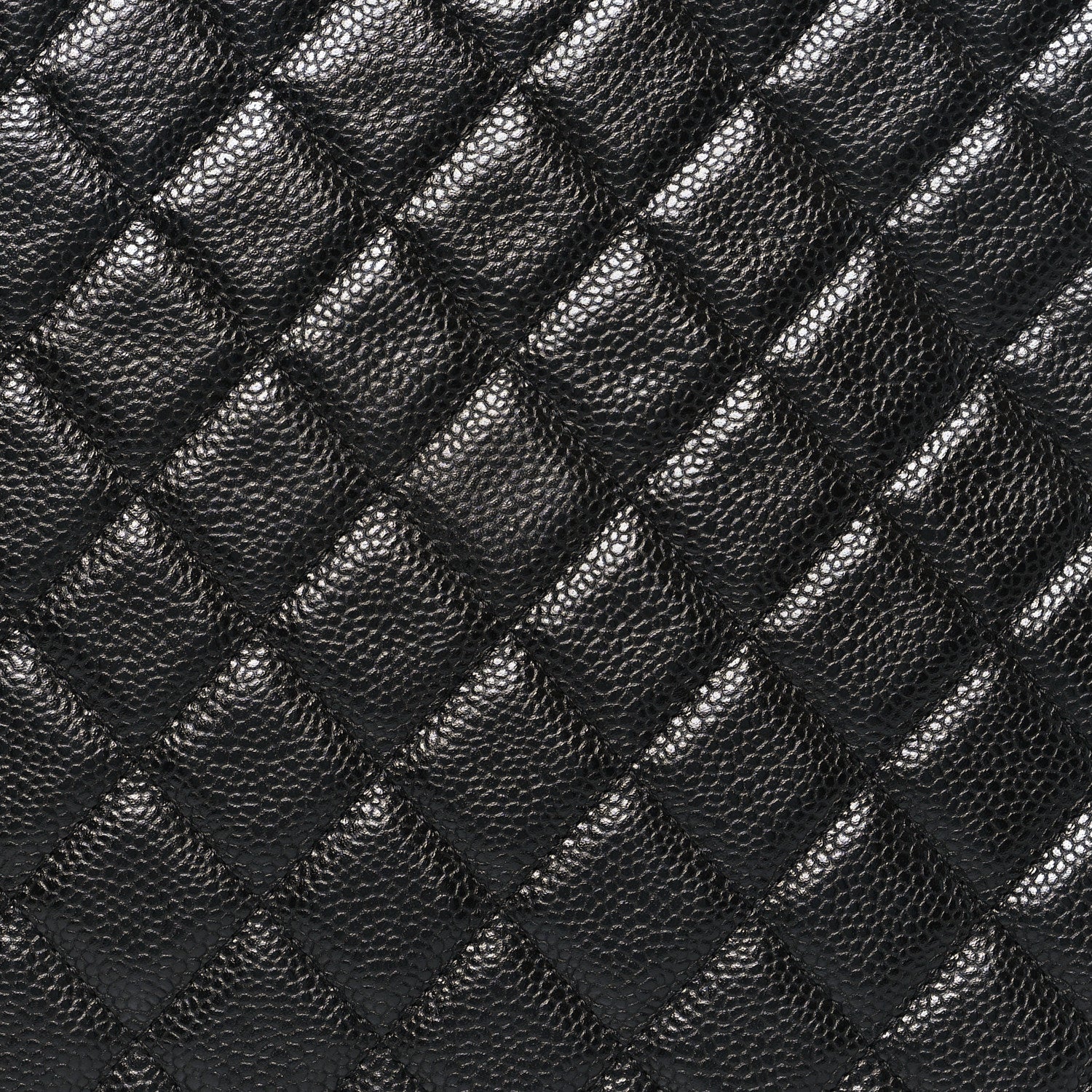 Chanel Caviar Quilted Large Cosmetic Case Black 8 of 8