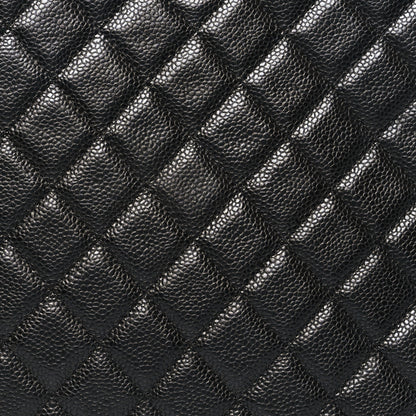 Chanel Caviar Quilted Large Cosmetic Case Black 8 of 8
