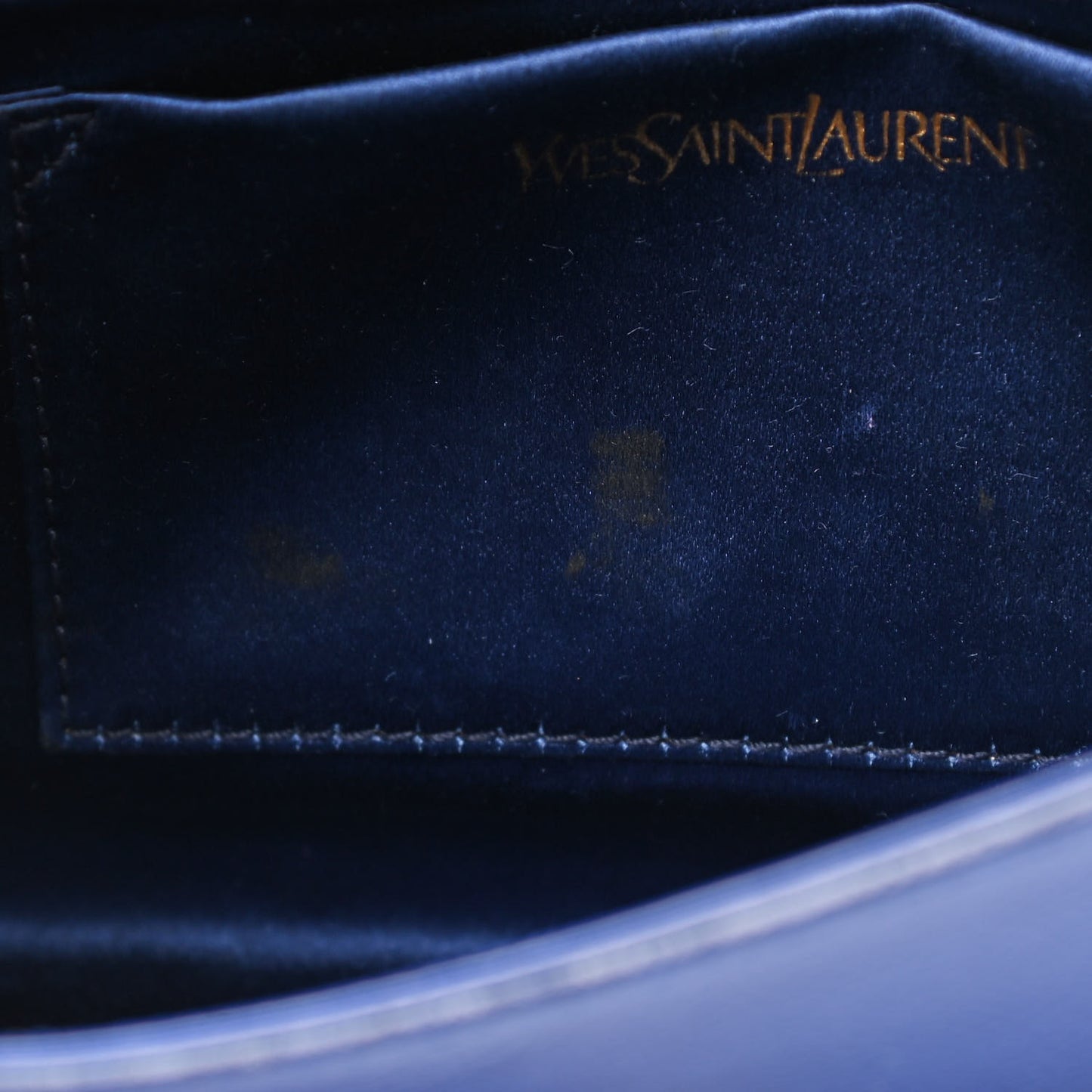 Textured Patent Monogram Large Belle De Jour Clutch Royal Blue