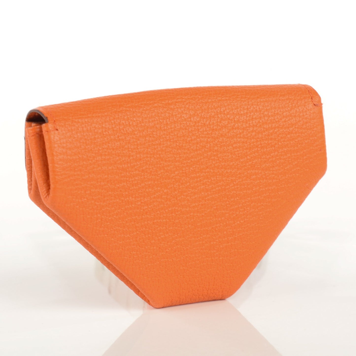 Chevre Mysore Le 24 Coin Purse Orange