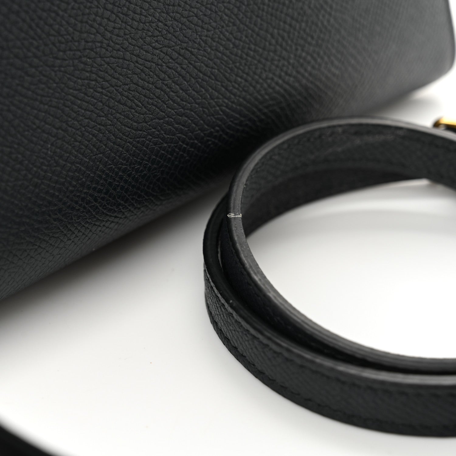 Celine Grained Calfskin Nano Belt Bag Navy 12 of 12