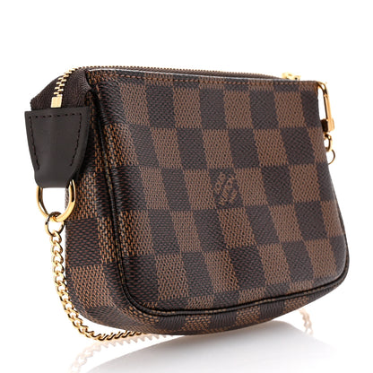 Louis Vuitton Damier Ebene Mini Pochette Accessories 3 of 7