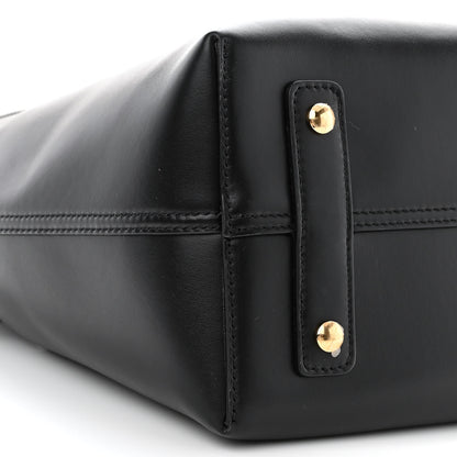 Burberry Smooth Calfskin Triple Stud Small Belt Bag Black Tan 9 of 10