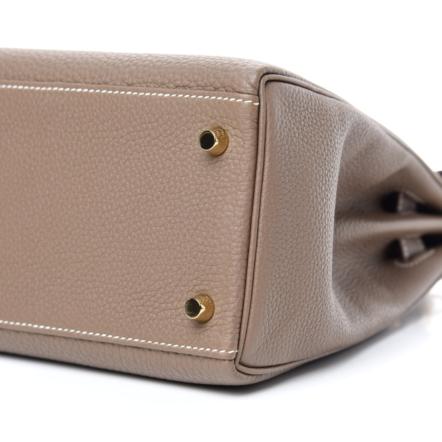 Hermes Togo Kelly Retourne 28 Etoupe 7 of 10