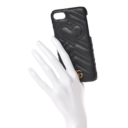 Gucci Calfskin Matelasse Marmont iPhone 7 Case Black 2 of 7