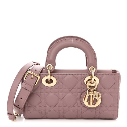 Christian Dior Lambskin Cannage Small Lady D-Joy Peony Pink 1 of 12