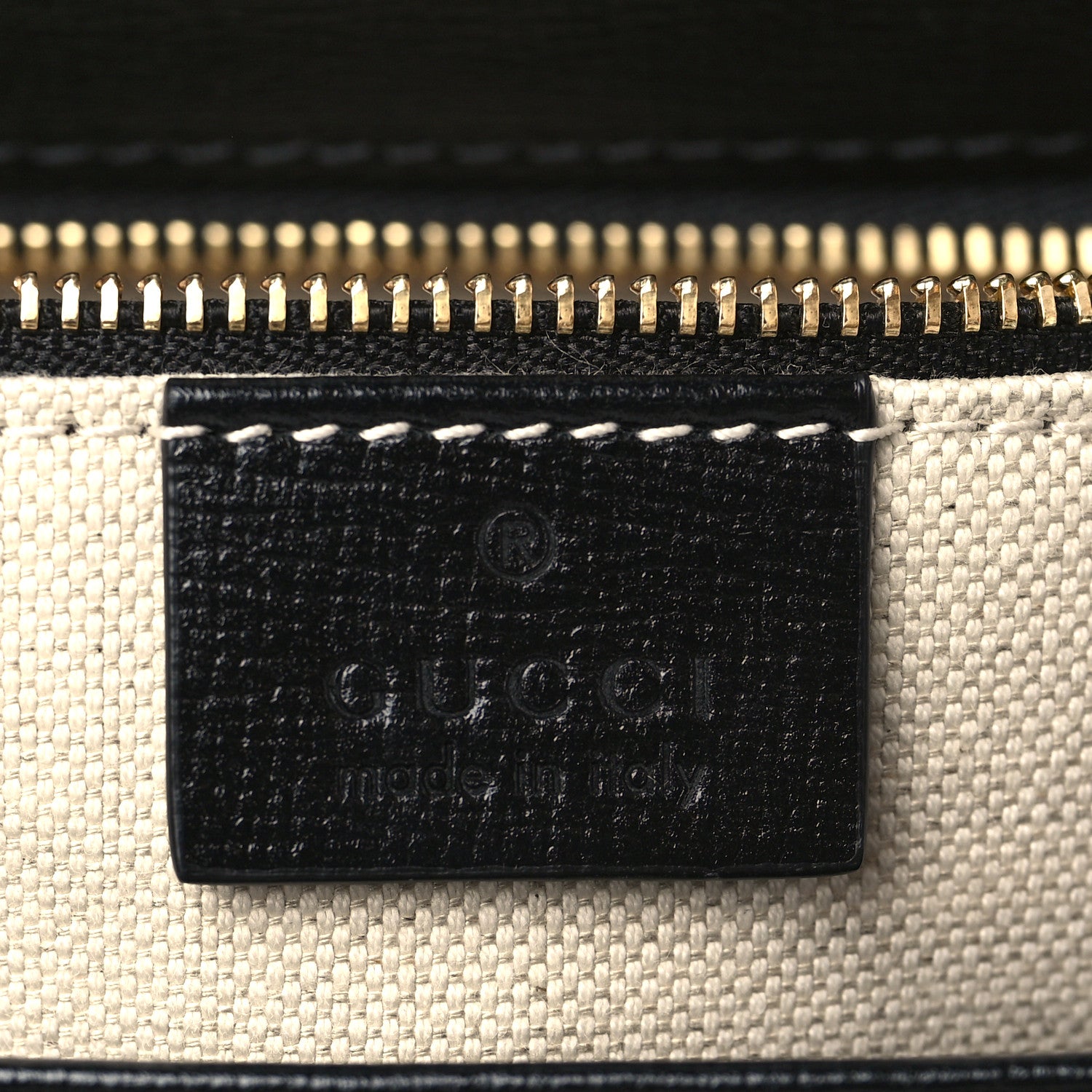 Gucci Azalea Calfskin Tri-Color Horsebit 1955 Shoulder Bag Mystic White Sun Oil Black 6 of 10