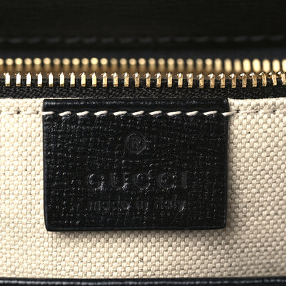Gucci Azalea Calfskin Tri-Color Horsebit 1955 Shoulder Bag Mystic White Sun Oil Black 6 of 10