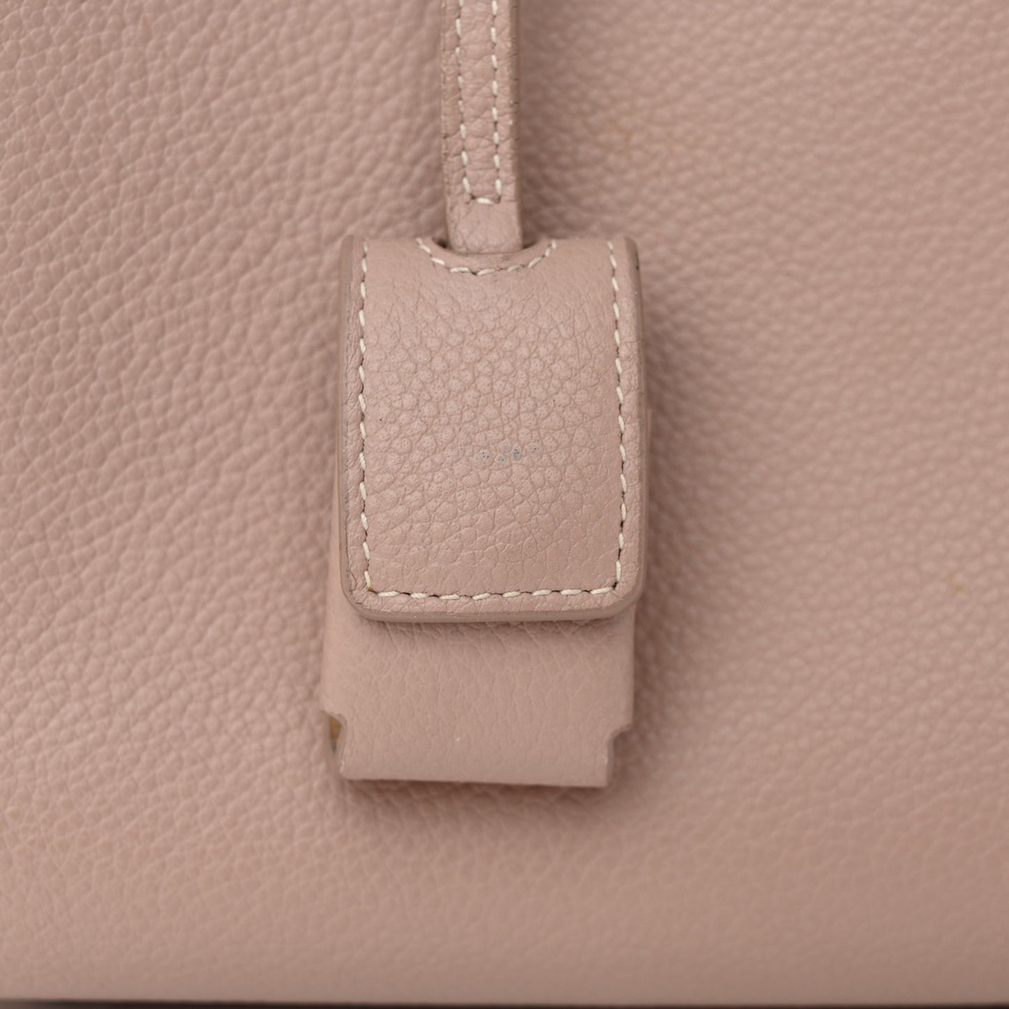 Grained Calfskin Nano Sac De Jour Antique Rose
