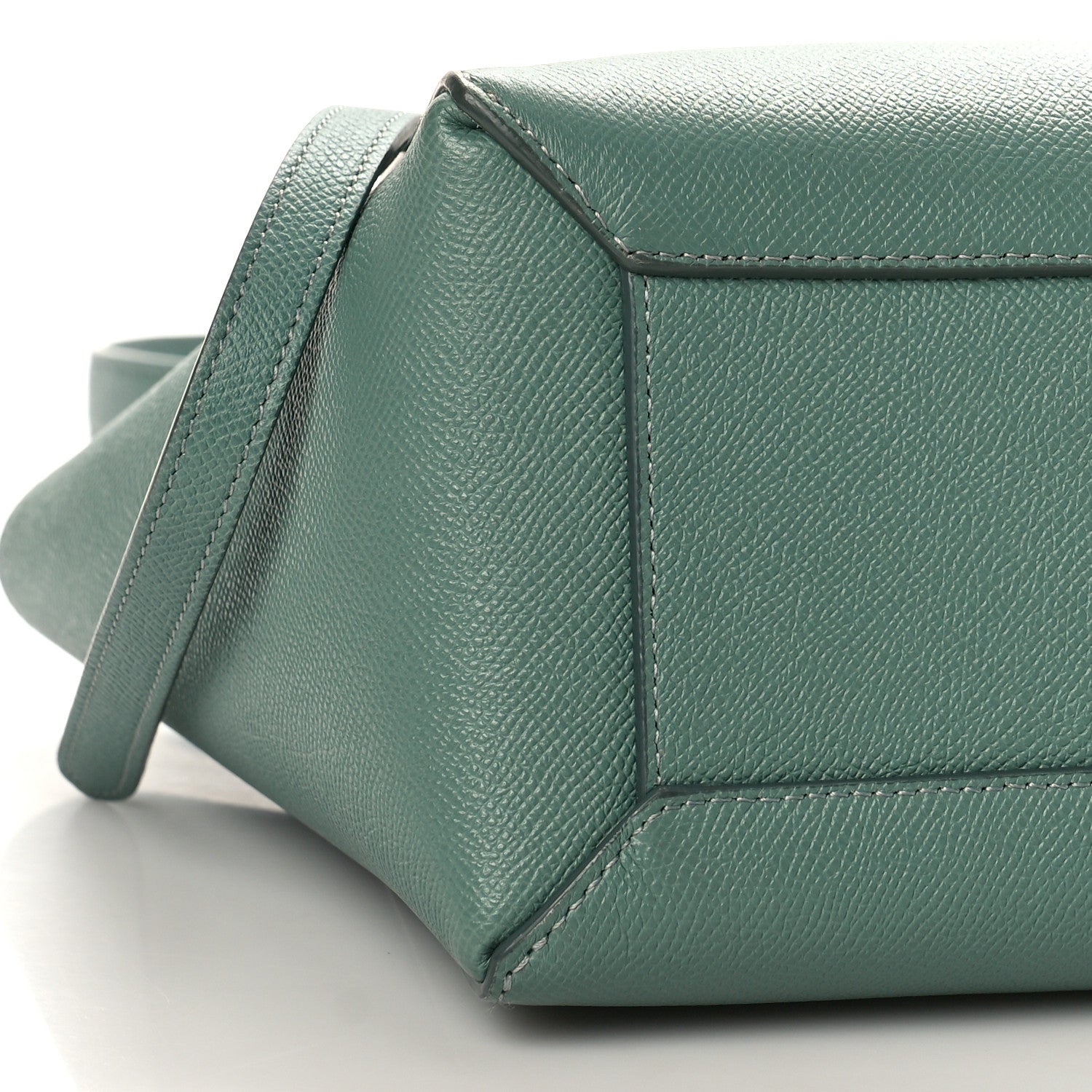 Celine Grained Calfskin Micro Belt Bag Celadon 7 of 8