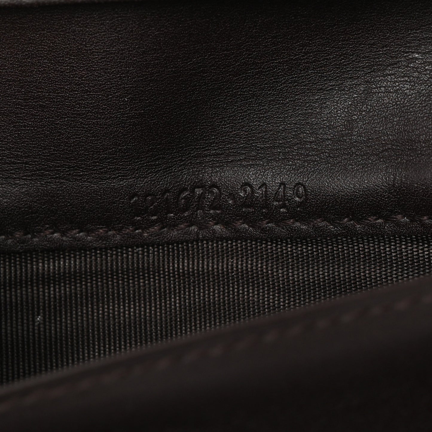 Monogram Calfskin Ladies Web Continental Wallet Beige Ebony Cocoa