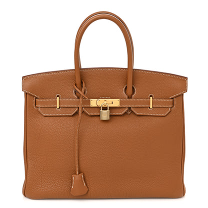 Hermes Togo Birkin 35 Gold 1 of 22