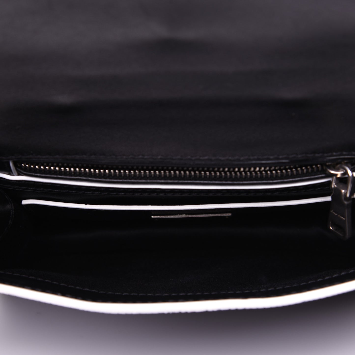 Embossed Lizard Calfskin Crystal Embellished Saint Lucertola Shoulder Bag Black