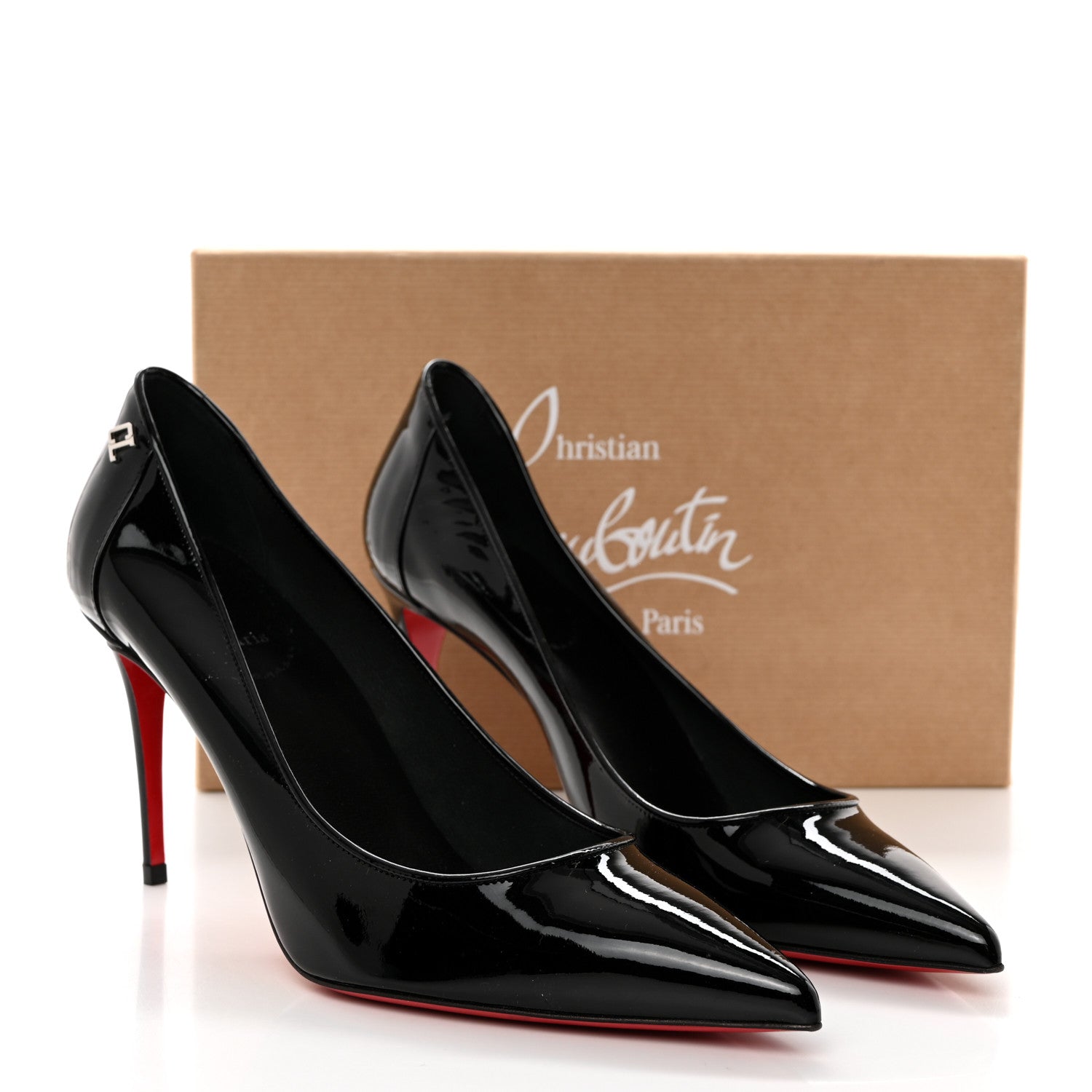 Christian Louboutin Patent Sporty Kate 85 Pumps 40 Black 8 of 8