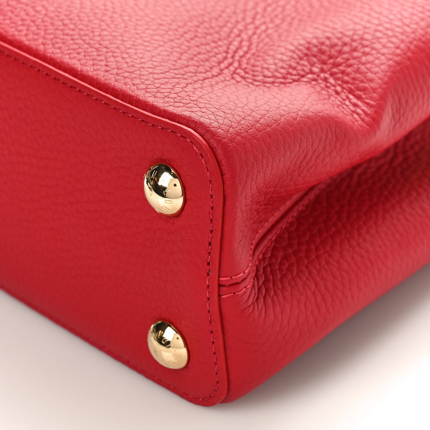 Louis Vuitton Taurillon Capucines BB Scarlet Red 8 of 8