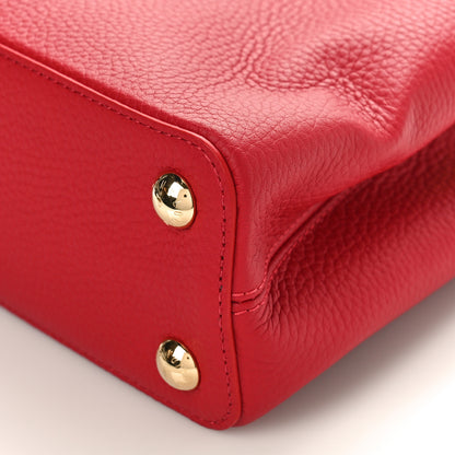 Louis Vuitton Taurillon Capucines BB Scarlet Red 8 of 8