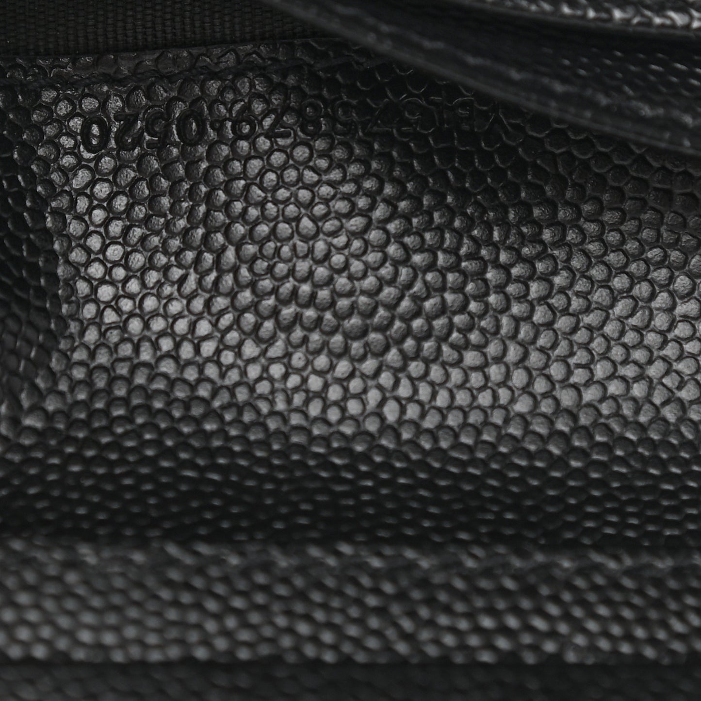 Grain De Poudre Matelasse Chevron Monogram Zipped Card Case Black