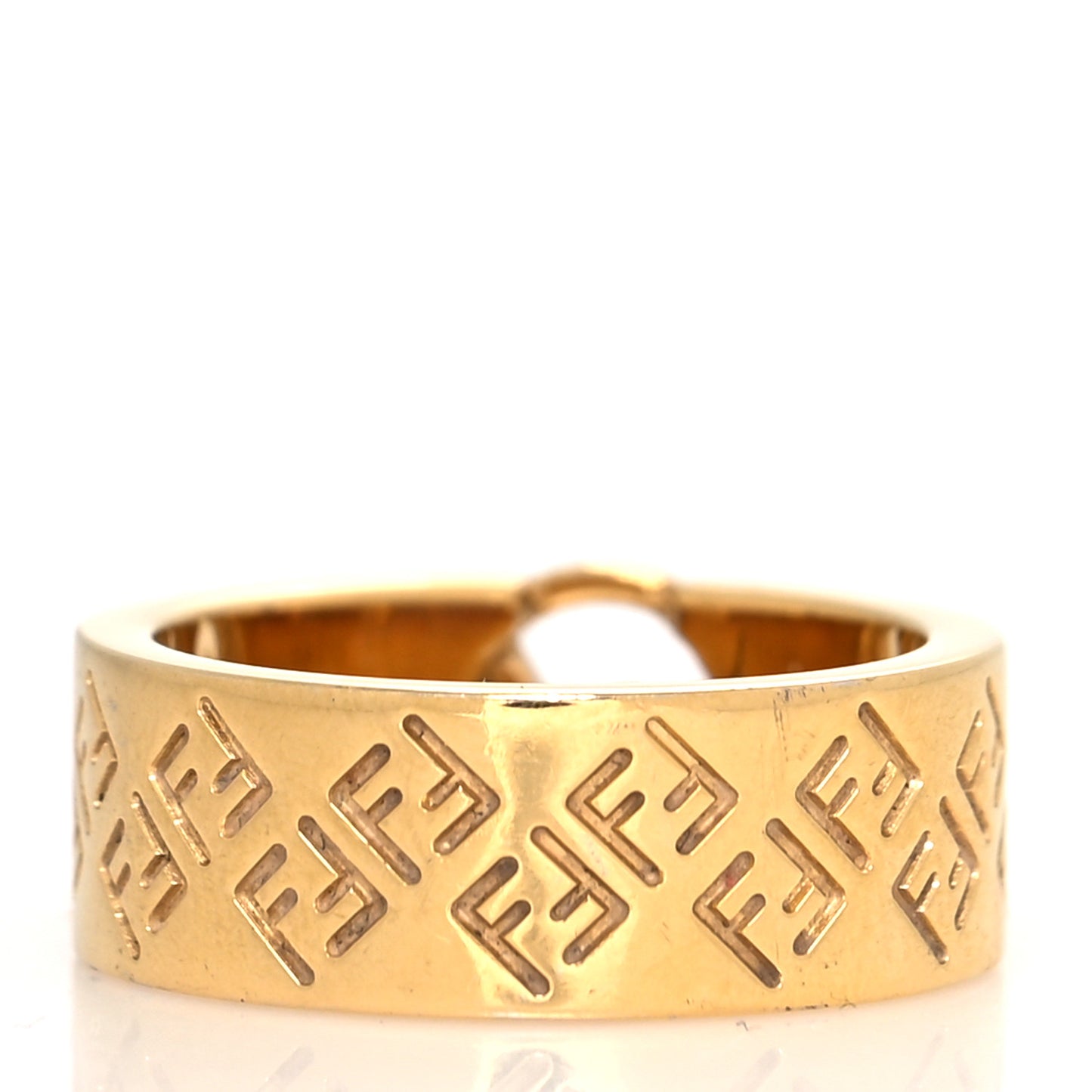 Metal FF Ring L Gold
