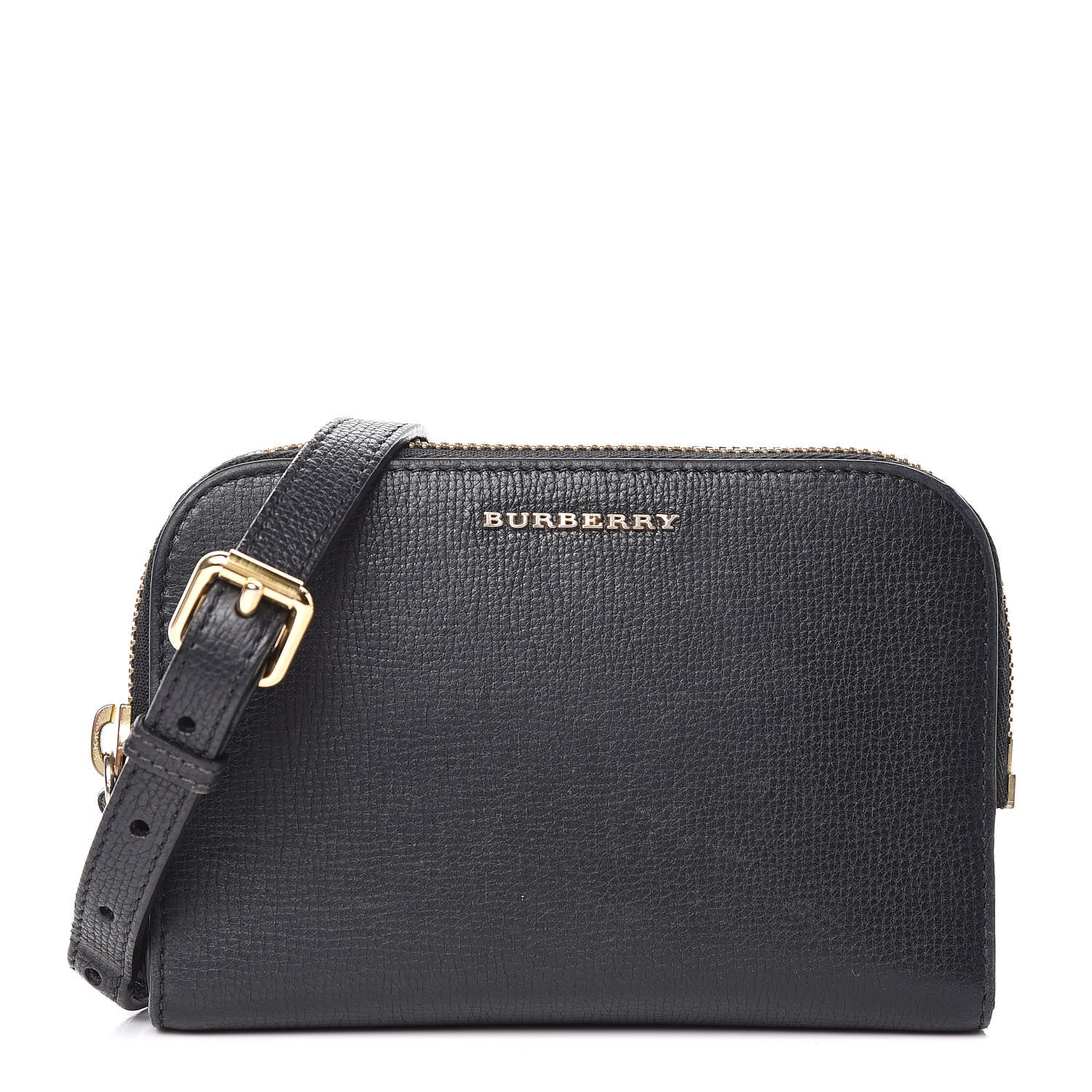Burberry Grain Calfskin Small Crossbody Bag Black 1 of 9