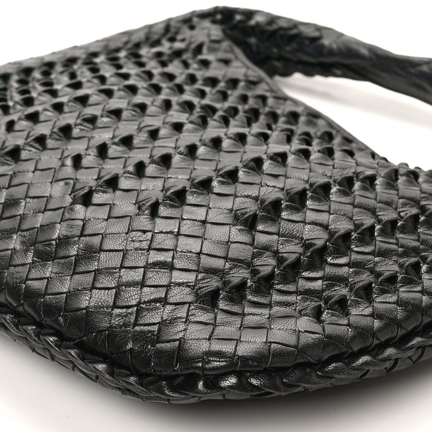 Nappa Intrecciato Medium Tornabuoni Hobo Black