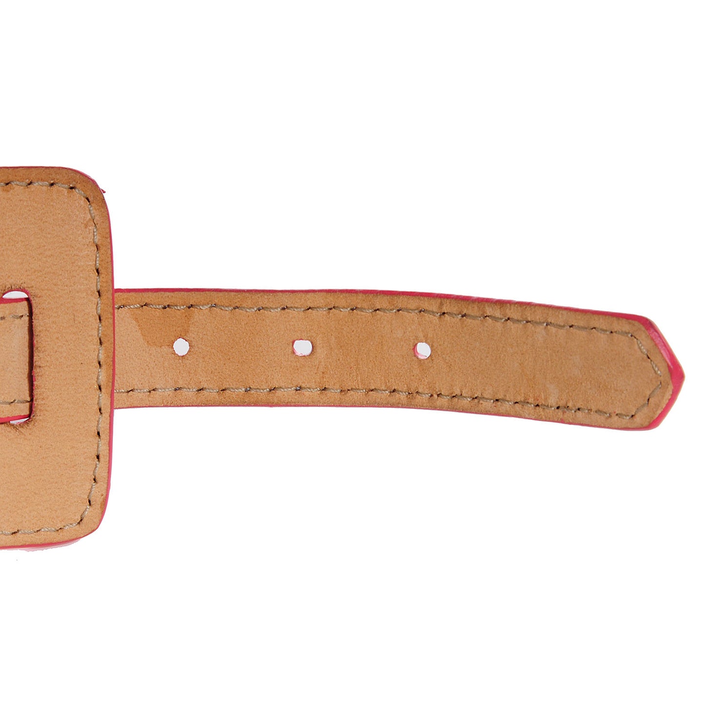 Python Ligne Classic Hardware Bracelet M Gris Perle Orange Pink