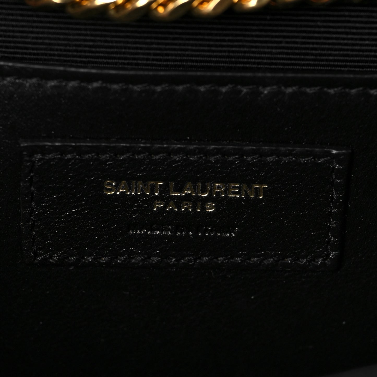 Grain De Poudre Medium Classic Monogram Kate Satchel Black