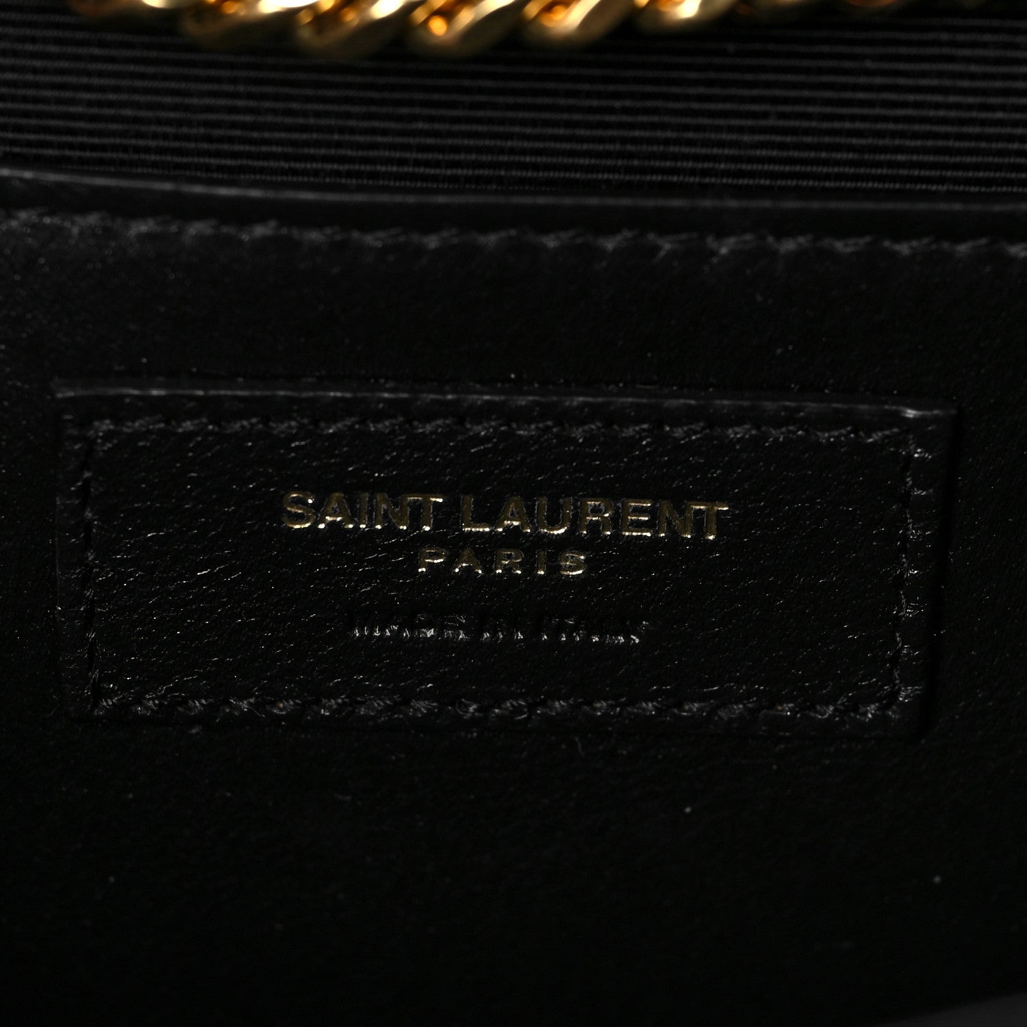 Saint Laurent Grain De Poudre Medium Classic Monogram Kate Satchel Black 6 of 7