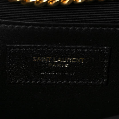 Saint Laurent Grain De Poudre Medium Classic Monogram Kate Satchel Black 6 of 7