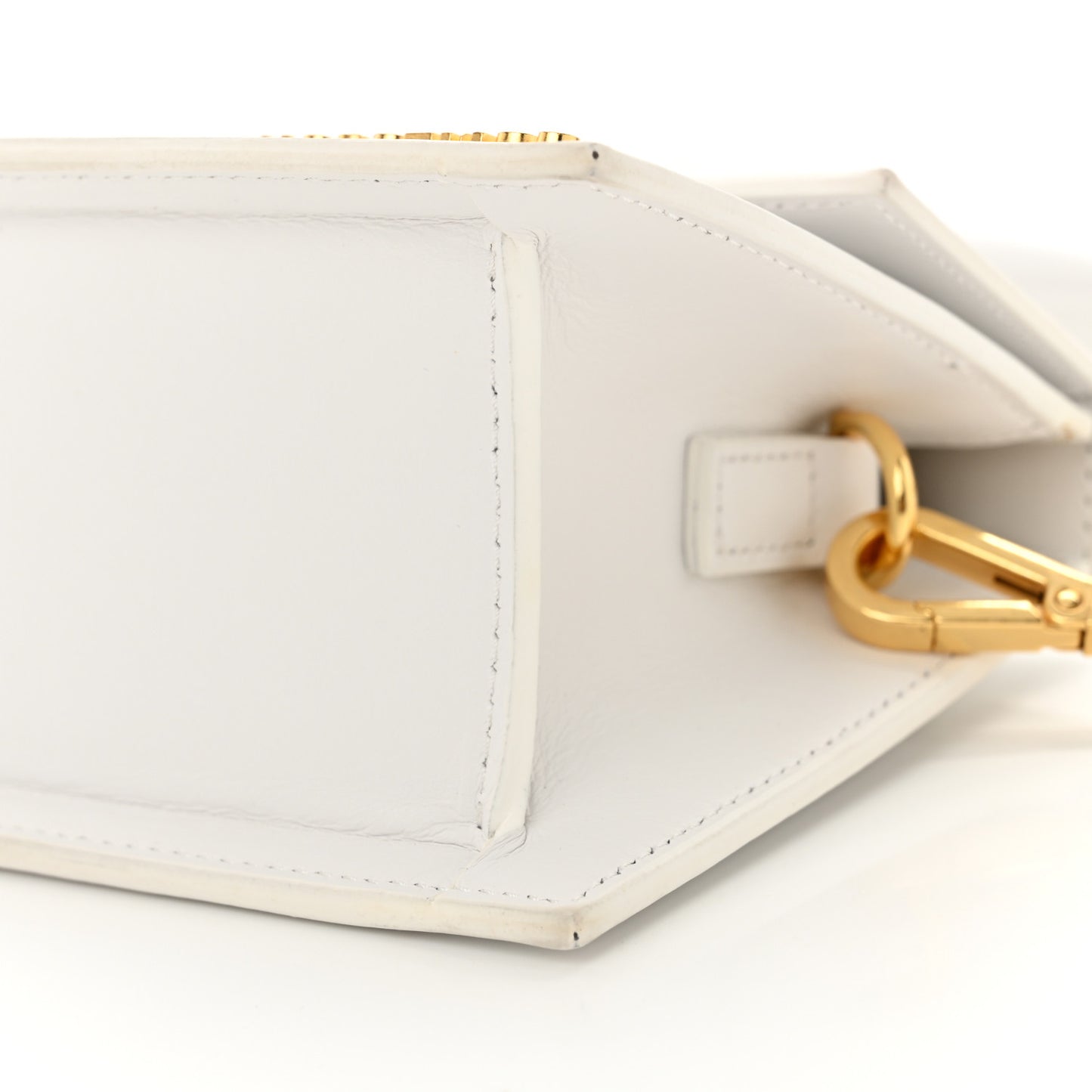 Smooth Calfskin Le Chiquito Moyen White