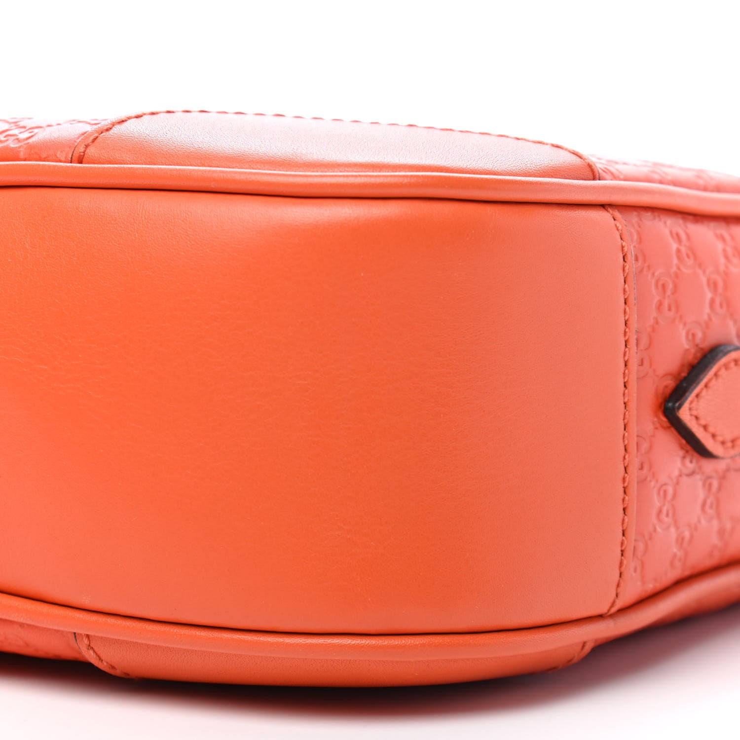 Gucci Soft Microguccissima Mini Bree Messenger Bag Sun Orange 9 of 9