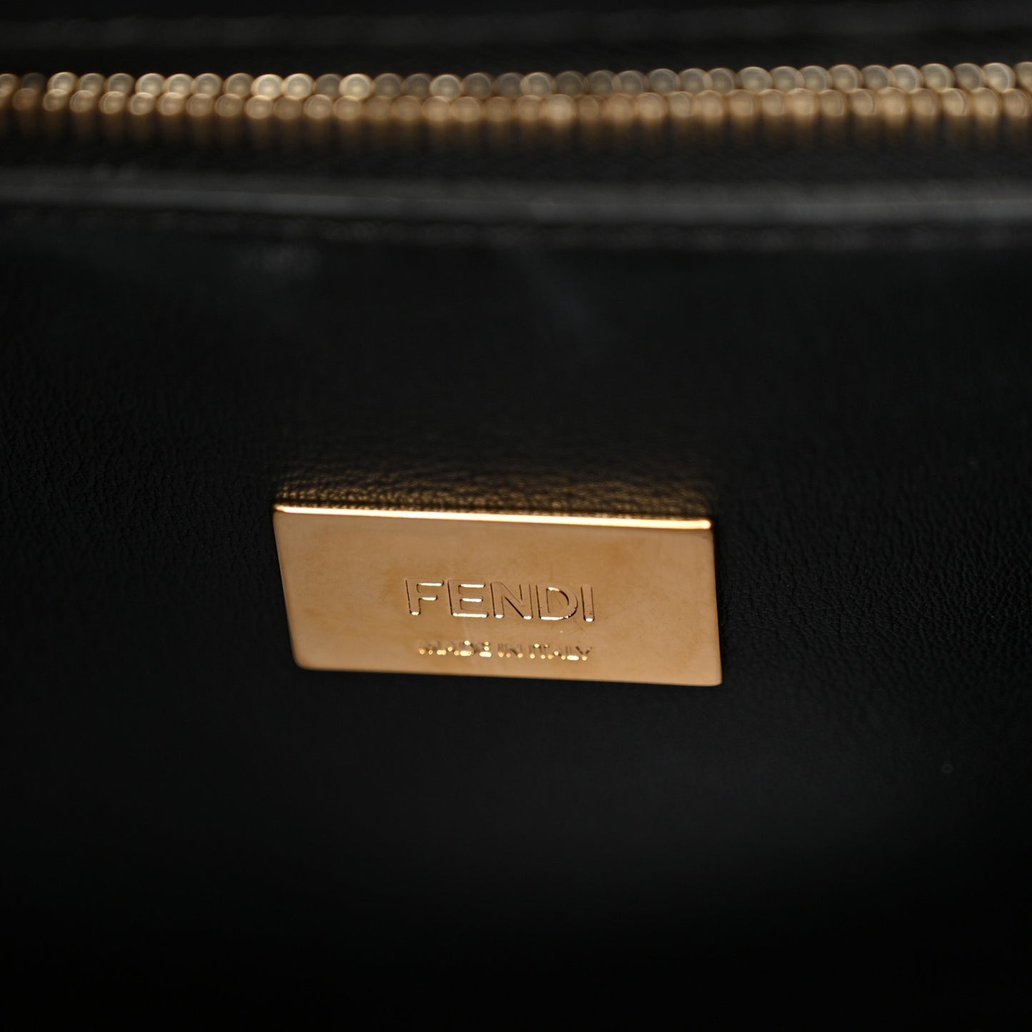 Vitello Tahiti Burro Medium Peekaboo Iconic Essentially Satchel Tortora Black