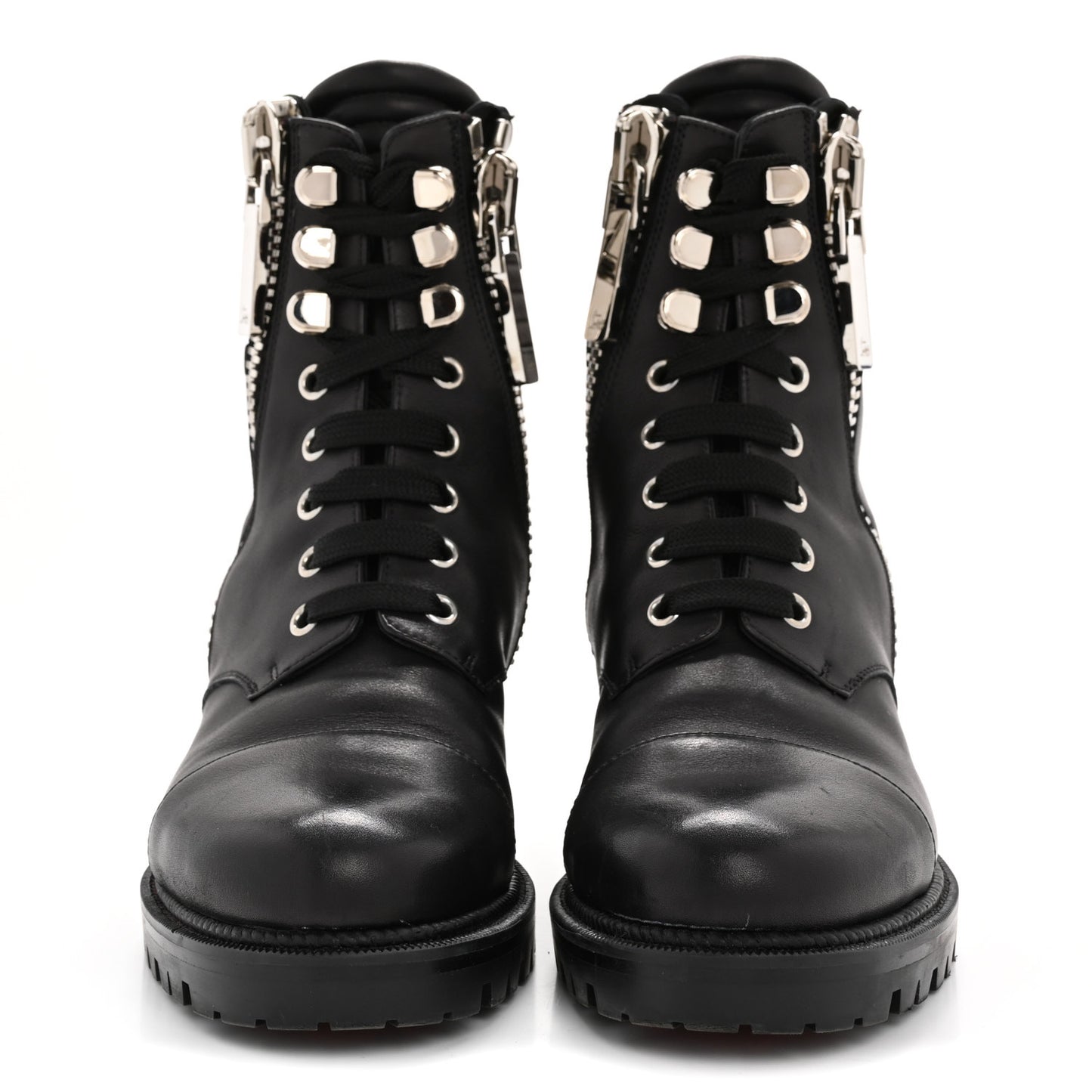 Calfskin Quilted En Hiver Boots 36.5 Black