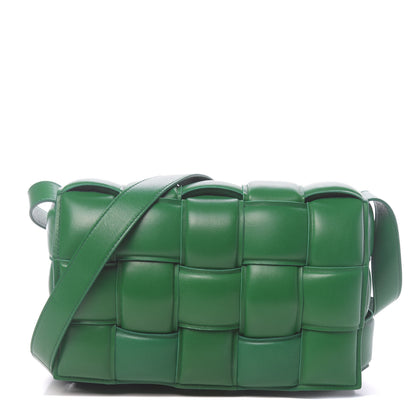 Bottega Veneta Nappa Maxi Intreccio Padded Cassette Crossbody Bag Racing Green 1 of 8