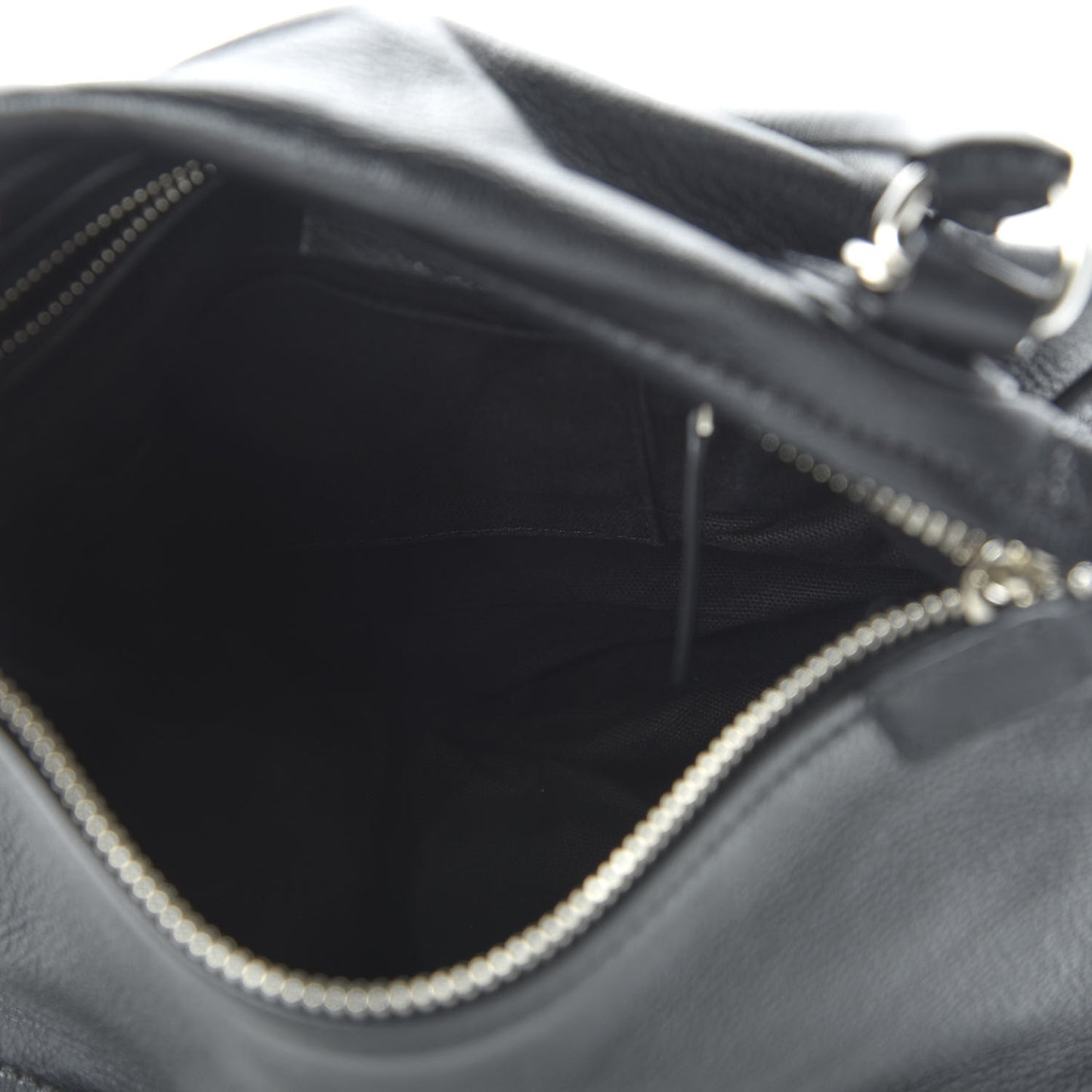 Sugar Goatskin Small Pandora Black