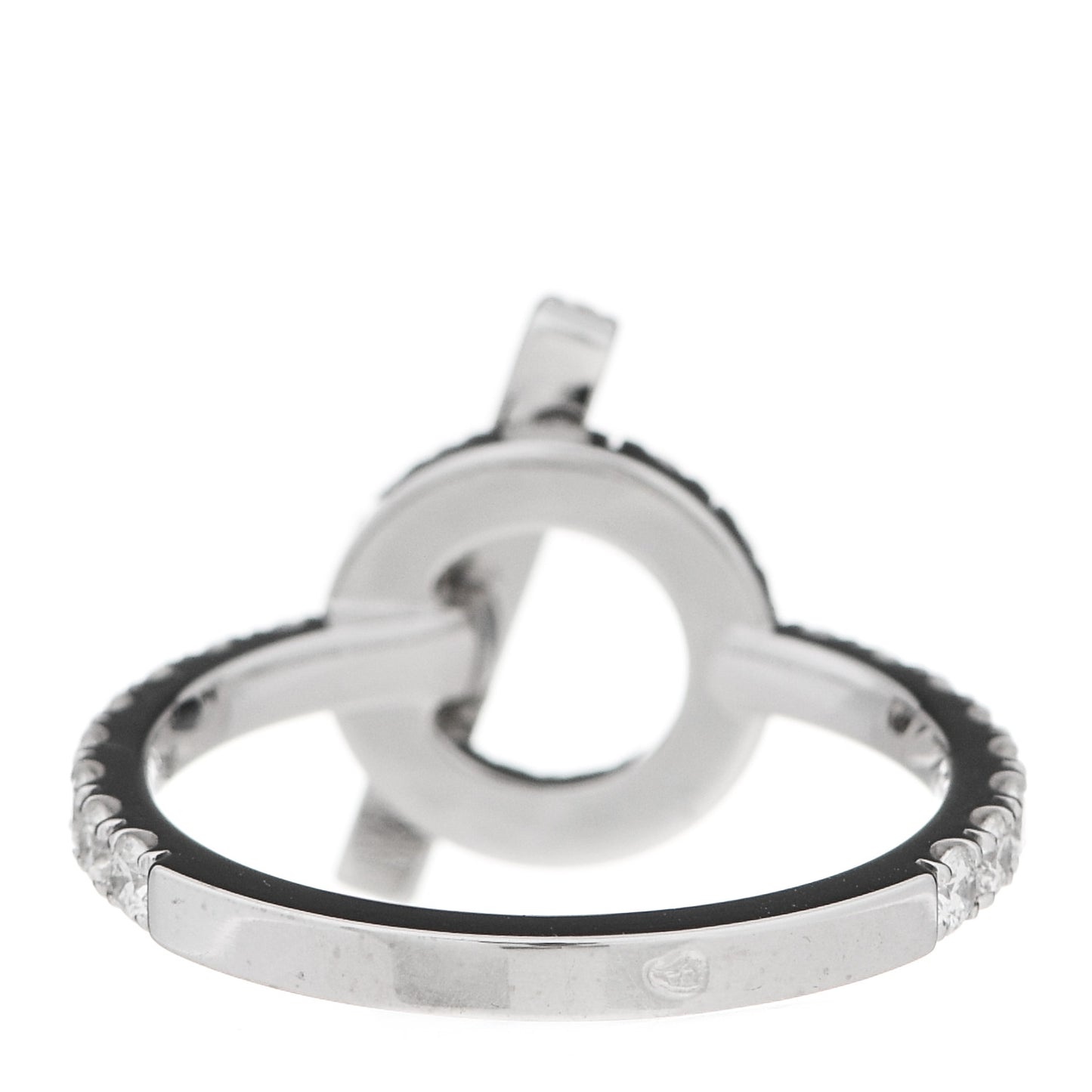 18K White Gold Diamond Finesse Ring 54 6.75