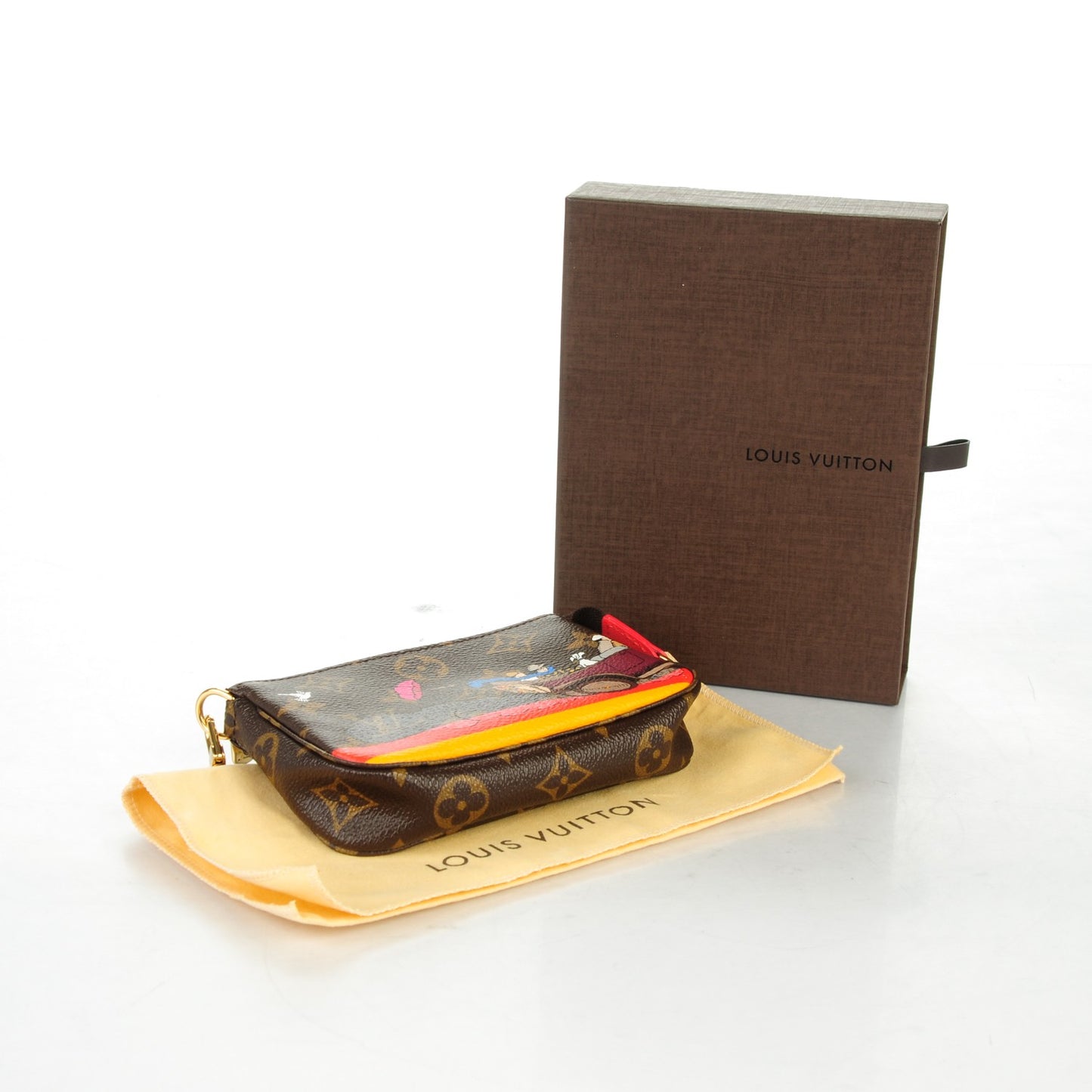 Monogram 2015 Christmas Animation Mini Pochette Accessories