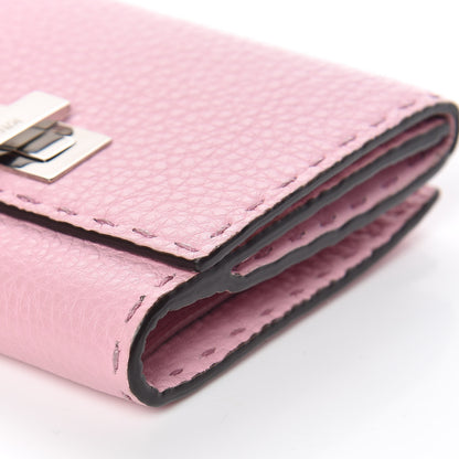 Fendi Cuoio Romano Selleria Peekaboo Compact Wallet Acquerello 8 of 11