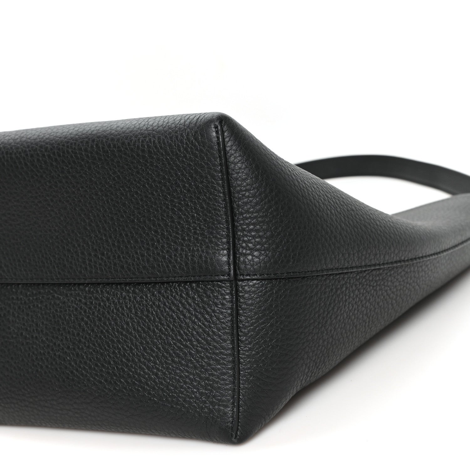 The Row Grained Calfskin Medium N/S Park Tote Black 9 of 9