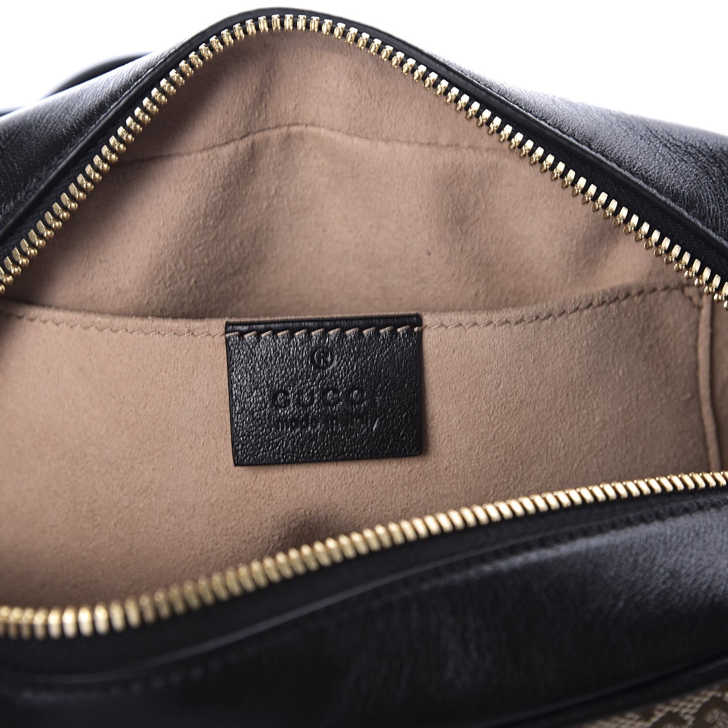 Monogram Matelasse Diagonal Small GG Marmont Chain Shoulder Bag Beige Black